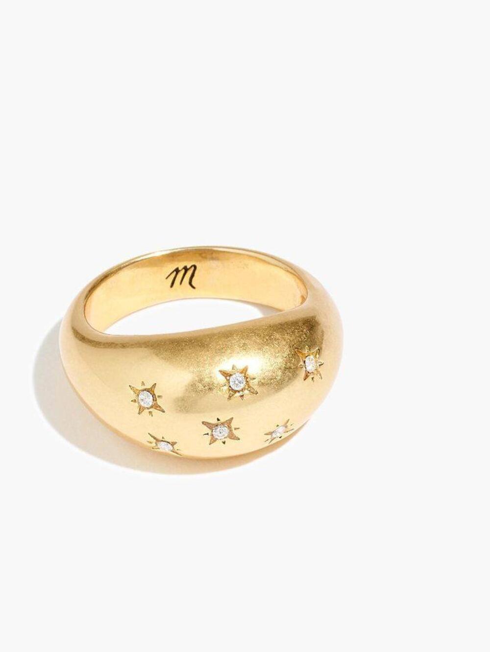 Madewell Lightburst Dome Ring Size 7